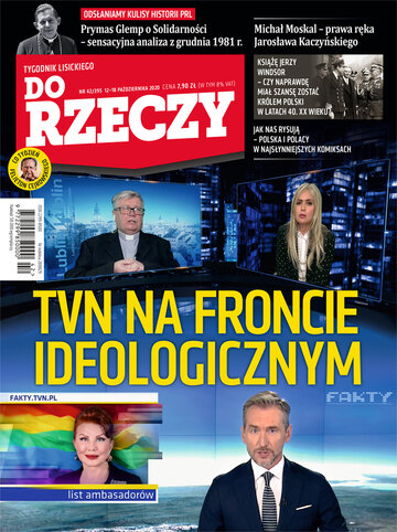 Okładka tygodnika „Do Rzeczy”, wydanie nr 42/2020 (395)