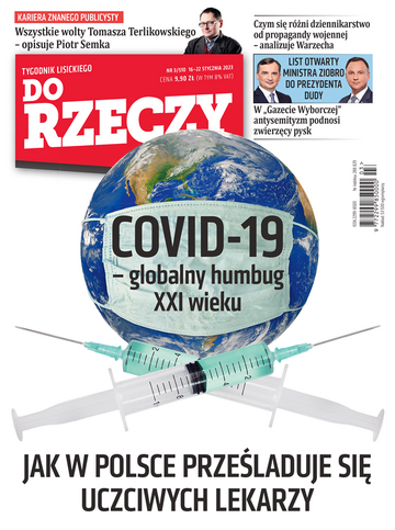 Okładka tygodnika „Do Rzeczy”, wydanie nr 3/2023 (510)