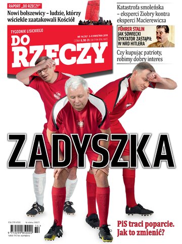 Okładka tygodnika „Do Rzeczy”, wydanie nr 14/2018 (267)