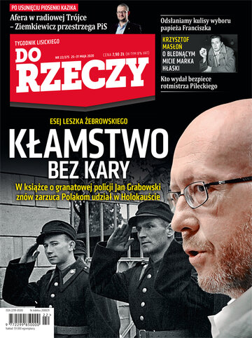 Okładka tygodnika „Do Rzeczy”, wydanie nr 22/2020 (375)