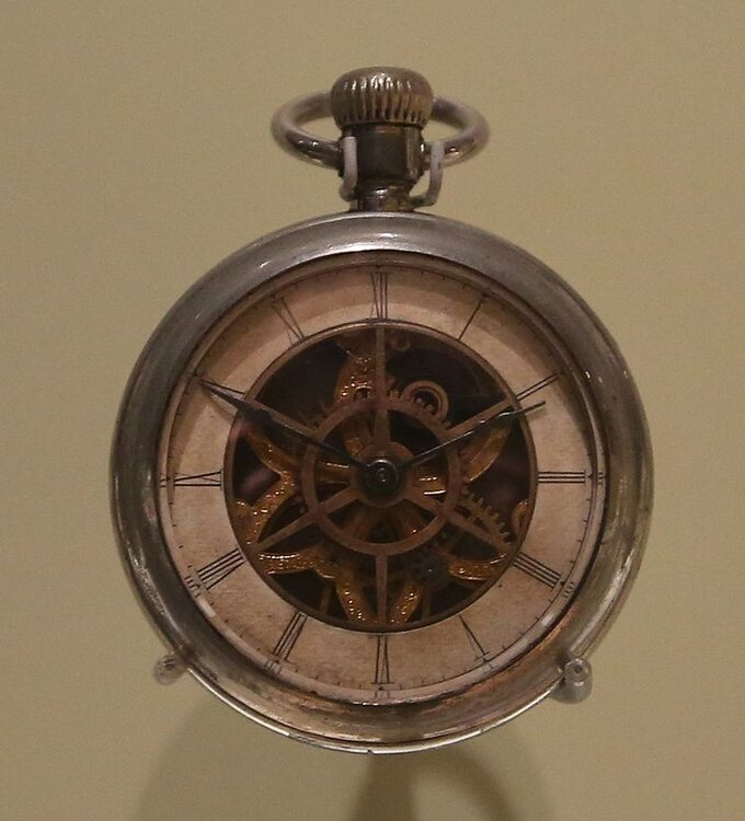 Waterbury Dollar Watch z końca XIX wieku.