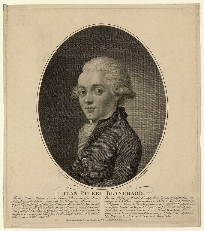Jean-Pierre Blanchard -&nbsp;wynalazca i&nbsp;pionier baloniarstwa