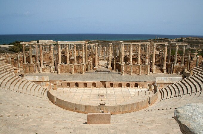 Leptis Magna, Amfiteatr