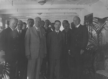Podr&oacute;ż prezydenta RP Ignacego Mościckiego do&nbsp;Estonii na&nbsp;pokładzie statku "Polonia", 1930&nbsp;r.
