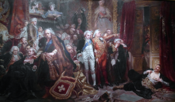 Tadeusz Reytan na&nbsp;sejmie rozbiorowym po&nbsp;pierwszym rozbiorze, rok 1773. Obraz Jana Matejki