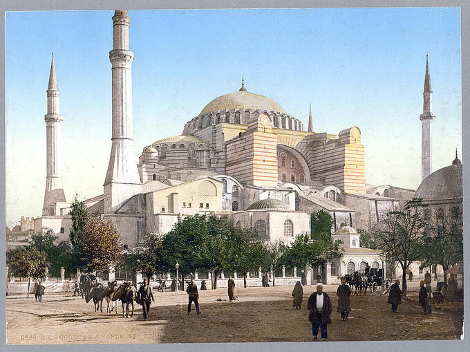 Hagia Sophia w 1890 roku