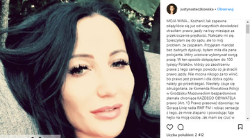 Justyna Steczkowska -&nbsp;oświadczenie