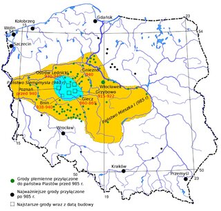 Władztwo Mieszka I w poł. X wieku