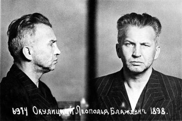 Leopold Okulicki po&nbsp;aresztowaniu przez NKWD, 1945