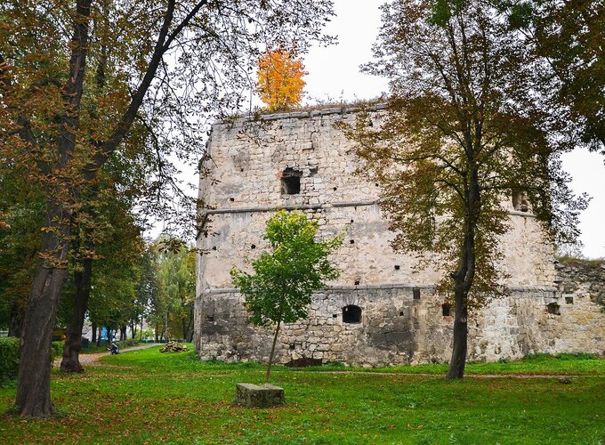 Ruiny zamku w Brzeżanach