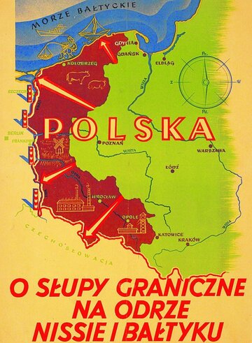 Fragment plakatu z&nbsp;lat 40. XX wieku, kt&oacute;ry zachęcał do&nbsp;zasiedlania tzw. Ziem Odzyskanych