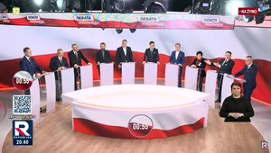 Miniatura: Zamieszanie podczas debaty. "Nie mamy zegara"