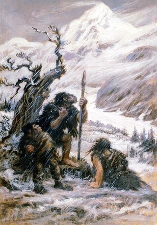 Neandertalczycy. Mal. Charles R. Knight