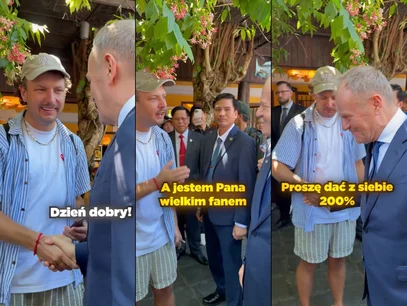 Miniatura: Tusk w Wietnamie spotkał Polaka. Oto co...