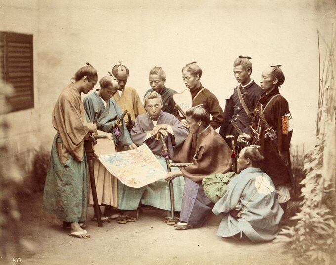 Samurajowie, koniec XIX w.