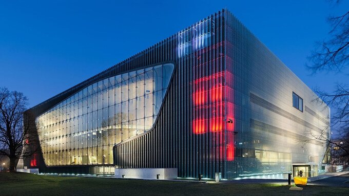 Gmach Muzeum Historii Żyd&oacute;w Polskich POLIN w&nbsp;Warszawie