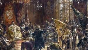 Miniatura: Przed polskim królem na kolanach. Takiego...