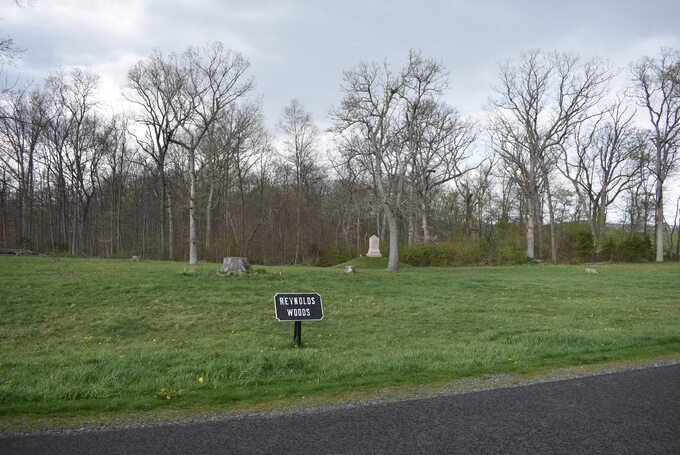 Reynolds Woods - miejsce w którym rozpoczęła się bitwa pod Gettysburgiem