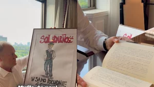 Miniatura: "Solidarność w stylu anime". Tusk pokazał...