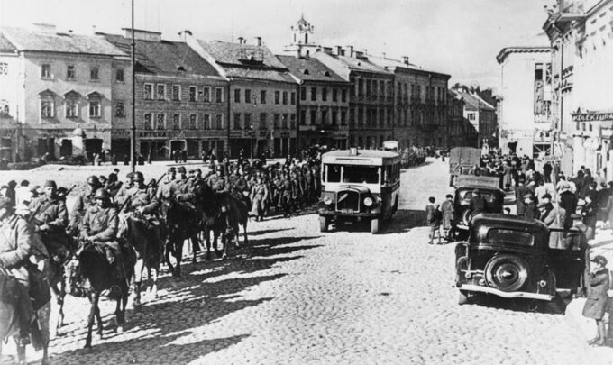 Wkroczenie Armii Czerwonej do Wilna 19 września 1939 roku