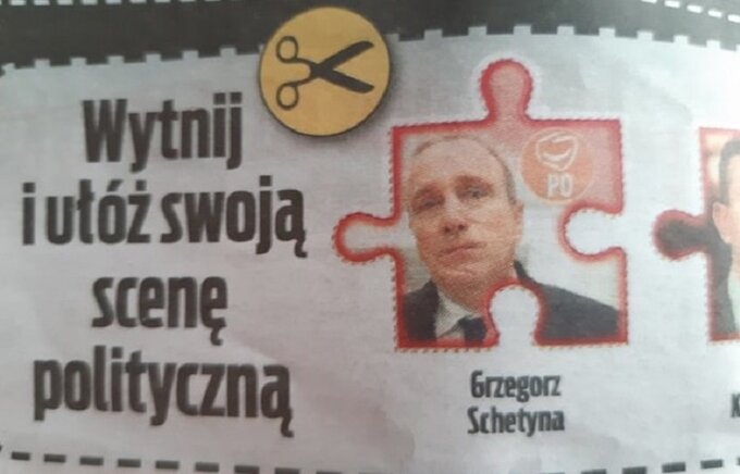 "Wytnij i&nbsp;uł&oacute;ż swoją scenę polityczną". Niespodzianka w&nbsp;"Fakcie"