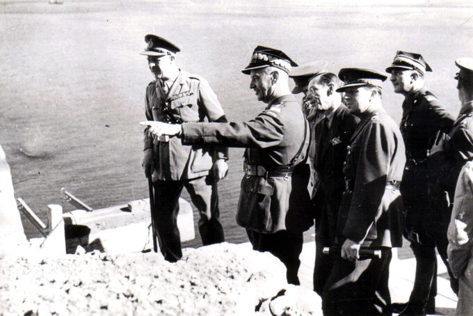 Władysław Sikorski na jednym z ostatnich zdjęć, Gibraltar, 4 lipca 1943 r.