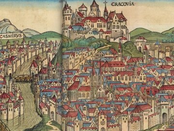Widok na&nbsp;Krak&oacute;w z&nbsp;1493 roku