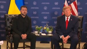 Miniatura: Zełenski na spotkaniu z Trumpem: Mam...