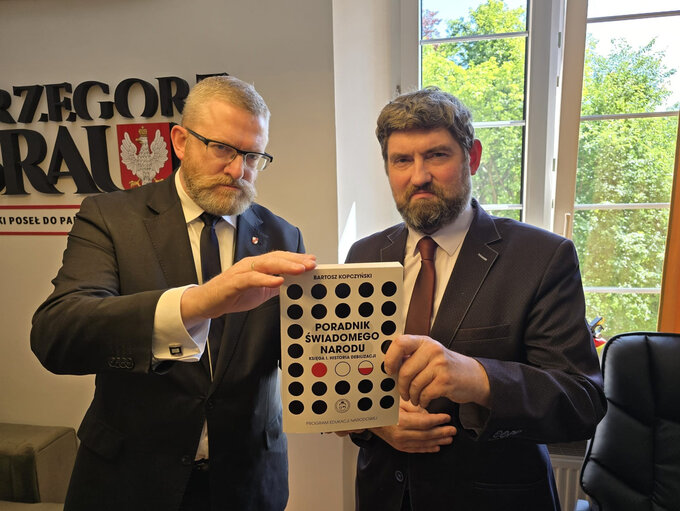 Grzegorz Braun i&nbsp;Bartosz Kopczyński