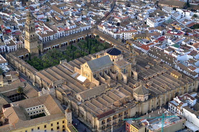 Mezquita w Kordobie z lotu ptaka