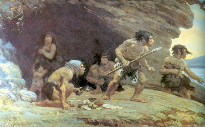 Neandertalczycy. Mal. Charles R. Knight