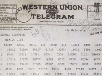 Telegram Zimmermana będący przyczynkiem do&nbsp;włączenia się Stan&oacute;w Zjednoczonych do&nbsp;wojny