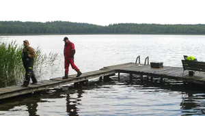 Miniatura: Tragiczny finał poszukiwań na jeziorze....