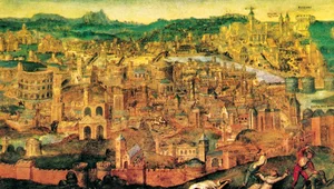 Miniatura: Sacco di Roma. Rzym zrujnowany przez...