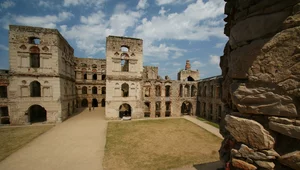 Miniatura: Jedyne takie ruiny w Polsce. Największy...