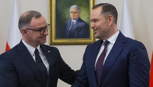 Miniatura: Duda chwali Nawrockiego. "Z dumą i...