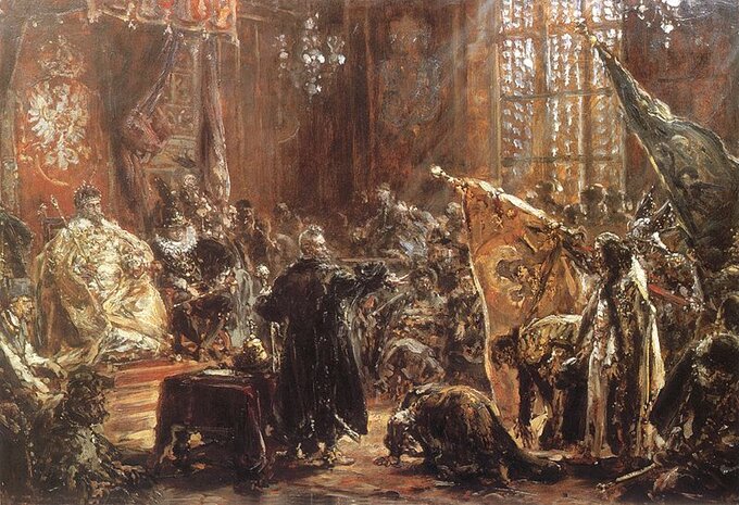 Jan Matejko, Carowie Szujscy na sejmie warszawskim