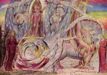 William Blake, Rozmowa Dantego i&nbsp;Beatrycze