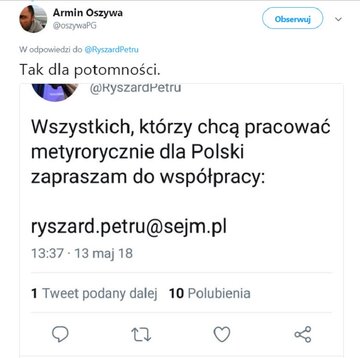 "Zapraszam do współpracy". Zaskakujące ogłoszenie Petru na Twitterze 