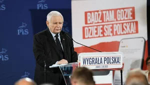 Miniatura: "Będą udawać, że idą na prawo". Kaczyński...