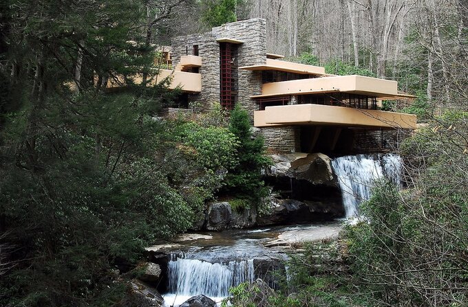 Fallingwater, dom projektu Wrighta