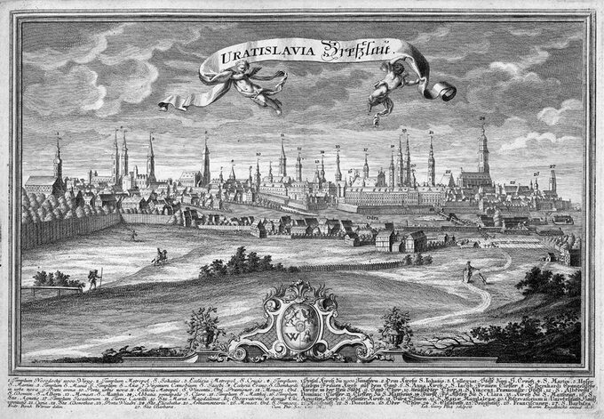 Wrocław, rok 1736