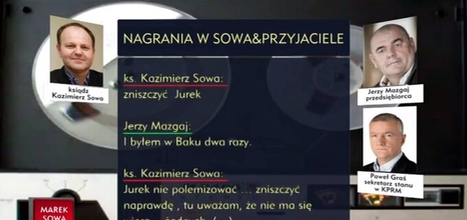 Zrzut ekranu z TVP info, nagrania w "Sowa&Przyjaciele"