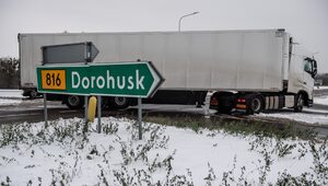 Miniatura: Blokada granicy w Dorohusku. Rolnicy...