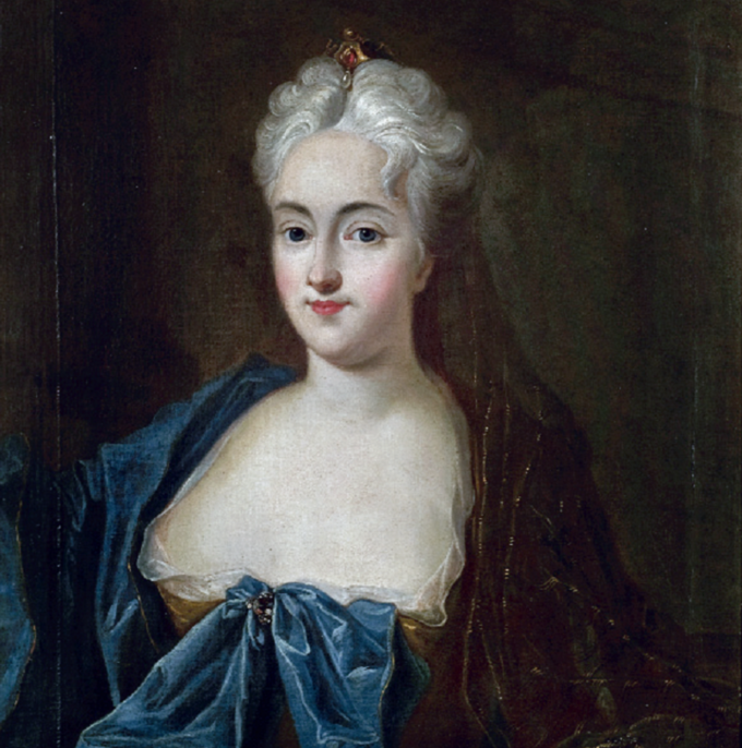 Portret hrabiny Cosel, pierwsza połowa XVIII wieku. Autor nieznany. Zbiory