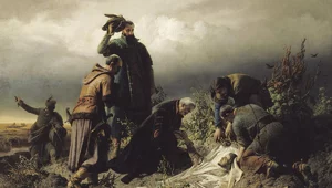 Miniatura: Okrutna klęska chrześcijan. Król nie...