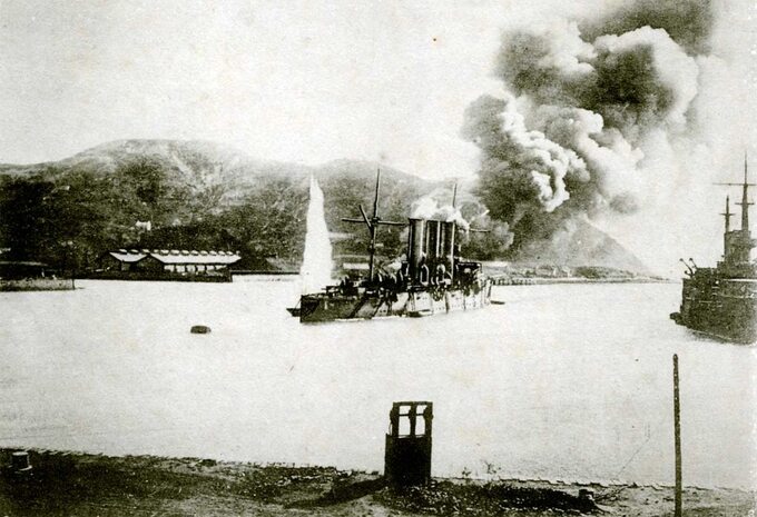 Walki pod Portem Arthur w czasie wojny rosyjskko-japońskiej, 1905 rok