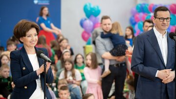 Premier Mateusz Morawiecki i&nbsp;Minister Marlena Maląg