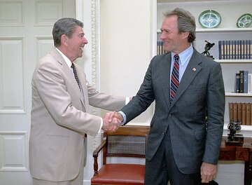 Ronald Reagan i&nbsp;Clint Eastwood