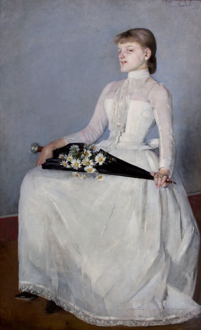 Olga Boznańska, "Ze spaceru"